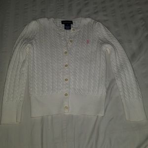Ralph Lauren white cardigan size 6